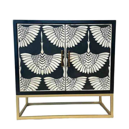 Kaia Chest of Drawers - Bone inlay furniture front side