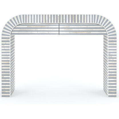 Saphed Dresser Console - Grey Bone Inlay