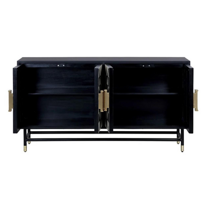 Marisa Cabinet - Black Bone Inlay front side