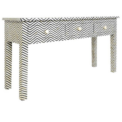 Isra Dresser Console - Black Bone Inlay