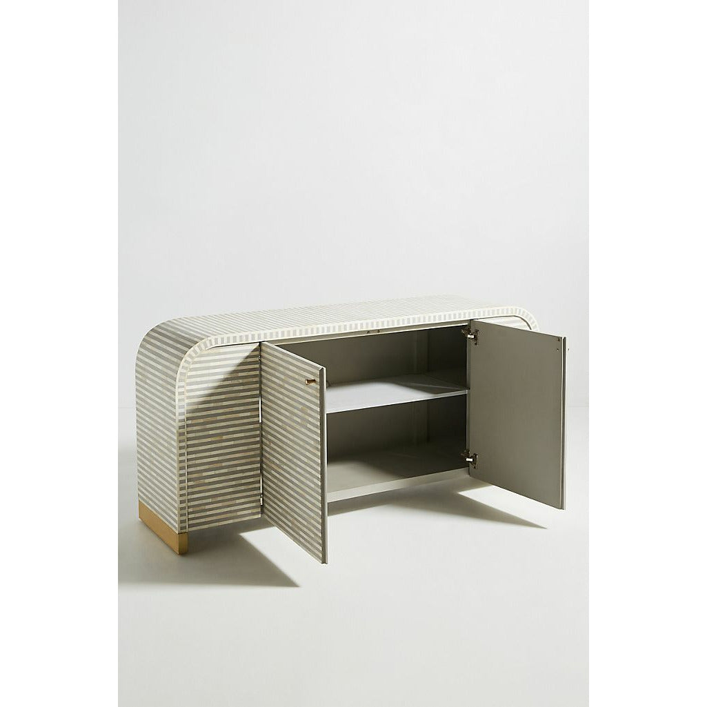 Lipari Cabinet - Grey Bone Inlay