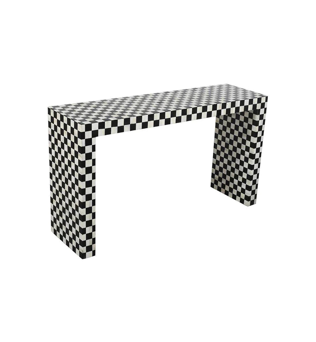 Maze Console - Black Bone Inlay