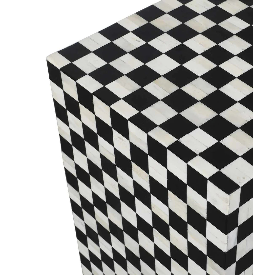 Maze Console - Black Bone Inlay