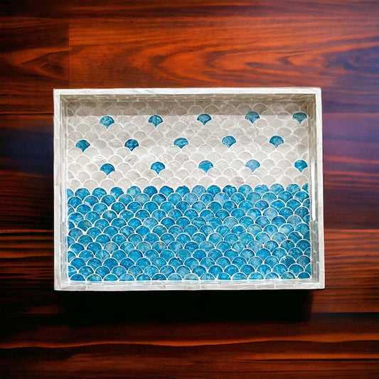 Armia Tray - Blue Mother Of Pearl front side