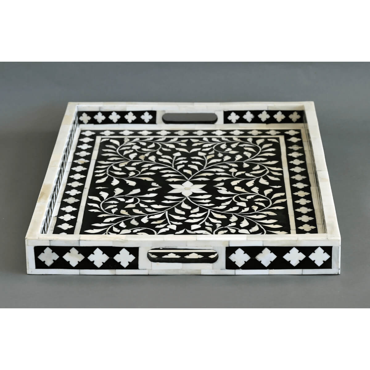 Faris Tray - Bone Inlay furniture front side