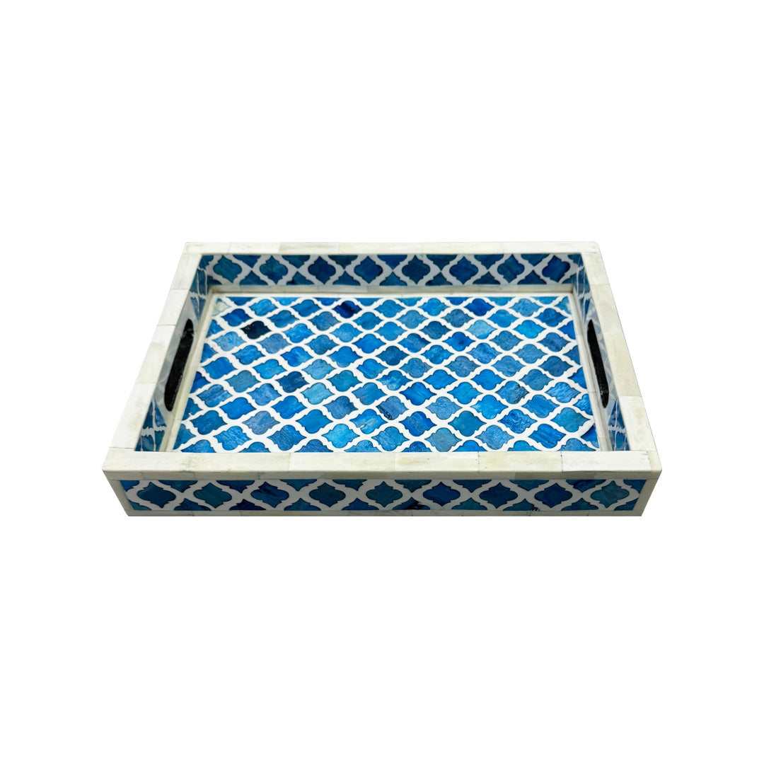 Faris Tray - Bone Inlay furniture Front side