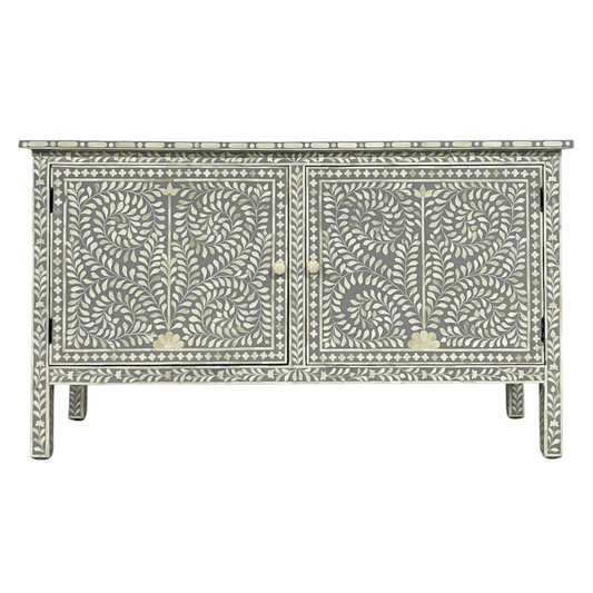 Aalee Cabinet - Grey Bone Inlay