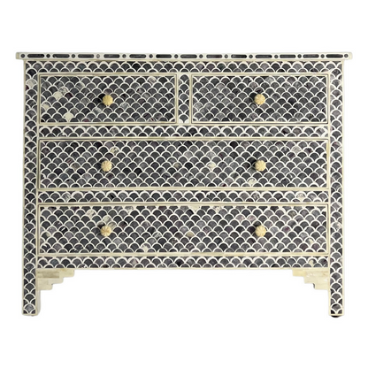 Vaan Chest of Drawers - Black Bone Inlay