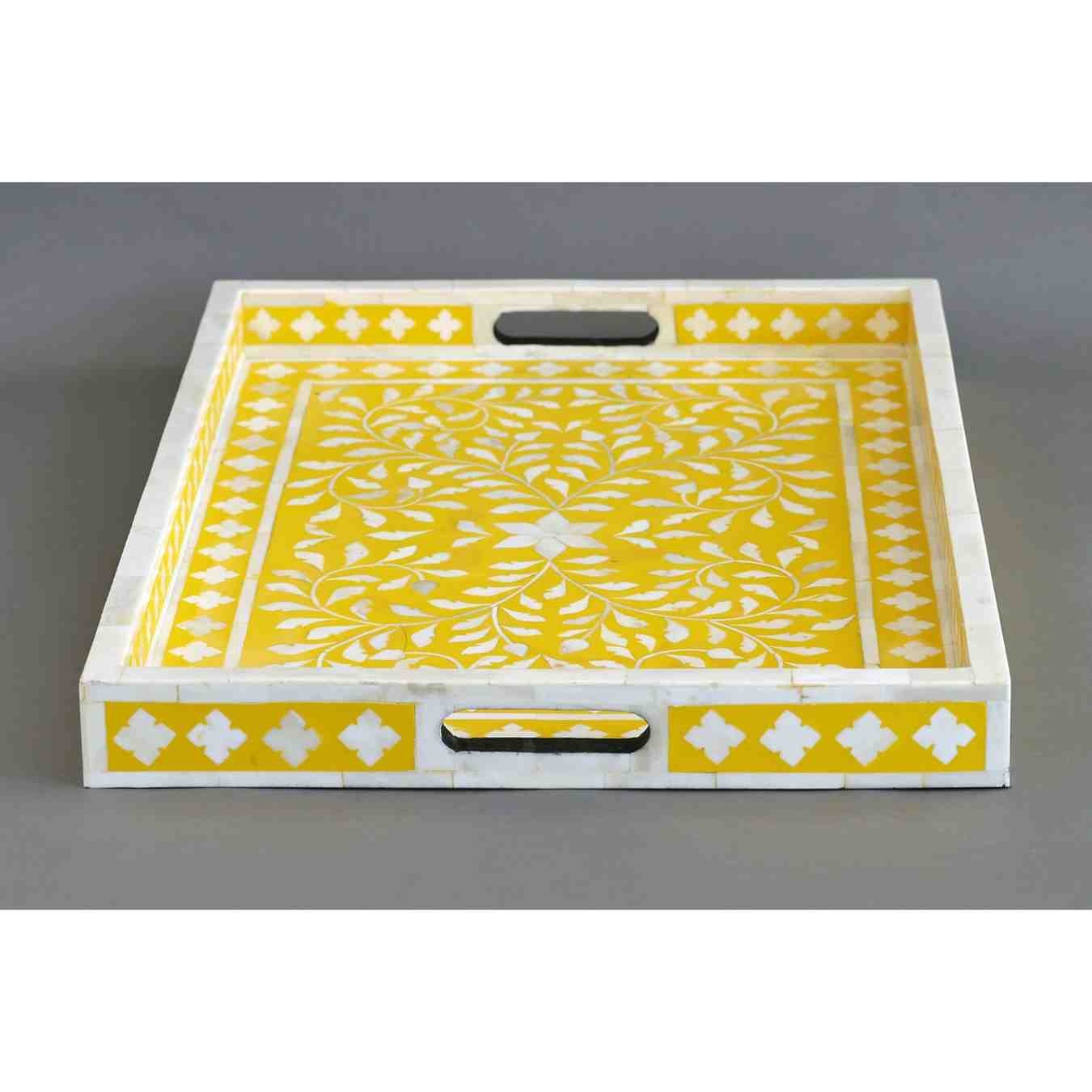 Zara Tray - Bone Inlay furniture front side