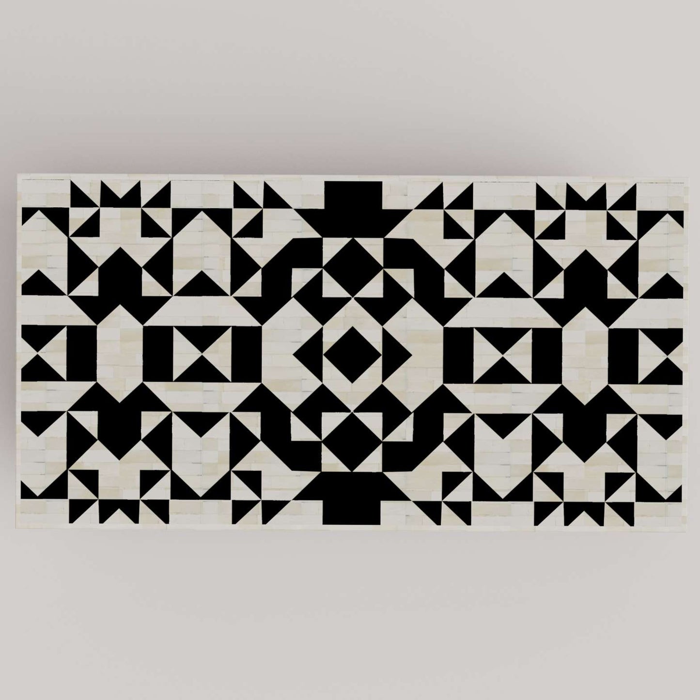 Aliza Coffee Table - Black Bone Inlay